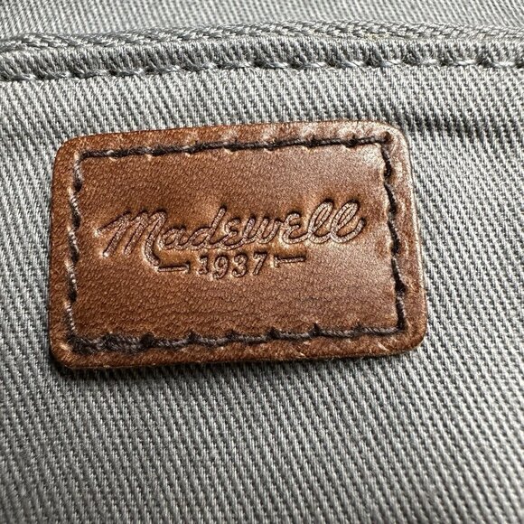 Madewell Folding Jewelry Travel Case Pouch Organizer Blue Green Tartan Plaid - Picture 7 of 7